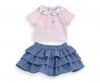 Corolle 12" Ruffle Skirt+T-Shirt WEIP
