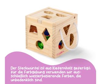 Eichhorn Shape Sorting Cube