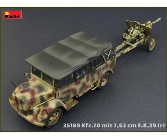 1:35 Deutscher Kfz.70 mit Pak 7,62 cm F.K.39(r)