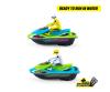 Jetski Racer, jouet aquatique avec figurine, 18 cm
