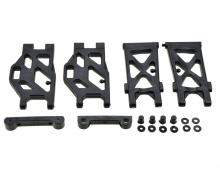 X10EB Lower Suspension Arm + Holder f/r