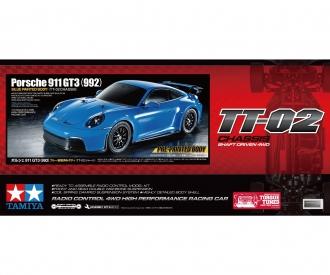 1:10 RC Porsche 911 GT3 (992) Blue TT-02