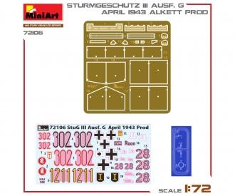 1:72 StuG III Ausf. G  Prod. April 1943