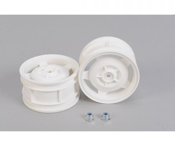 Rear Buggy Wheels, RC wheel set, white 60/35