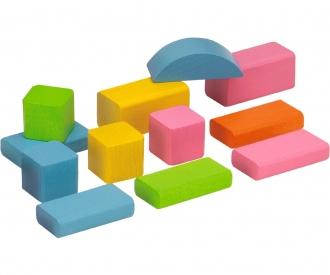 Eichhorn Coloured Wooden Blocks