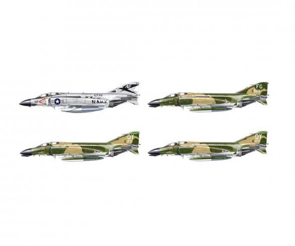Italeri F-4 C/D/J Phantom Aces Model Kit 1:72