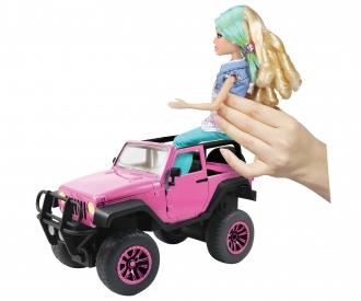 Pink jeep toy on sale