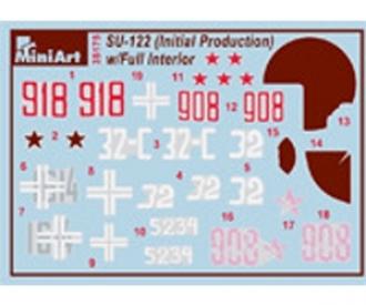 1:35 Sov. SU-122 Erstprod. m. Interieur