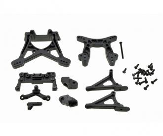 X10EB-2WD Dämpferbrücke/Karo-halter-Set