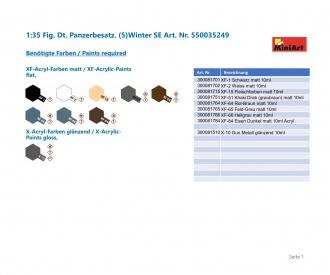 1:35 Fig. Dt. Panzerbesatz. (5)Winter SE