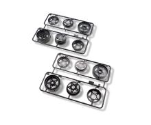 F & R Parts Wheels Black (2+2)