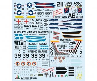 Italeri F-8E Crusader Aircraft Model Kit 1:72