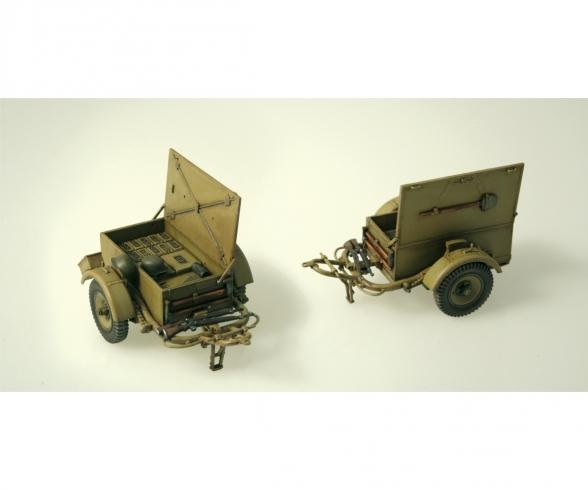 Sd. Anhänger 51 model kit 1:35 with 2 trailers