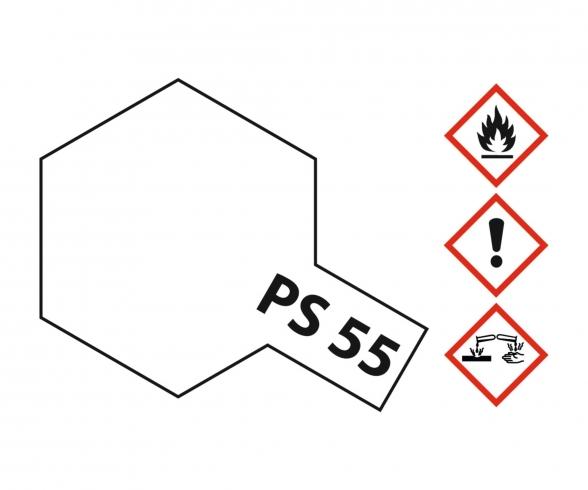 PS-55 Flat Clear, polycarbonate spray paint