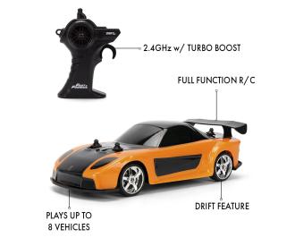 Fast&Furious RC Drift Mazda RX-7 1:24