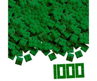 Blox 1000 briques vertes 4 plots en vrac