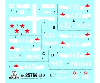 Italeri JS-2 Stalin Tank Model Kit 1:56 Scale