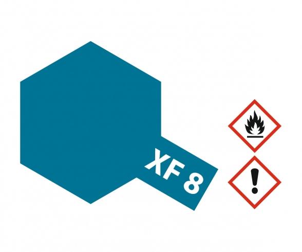 XF-8 Flat Blue, acrylic paint, 23 ml jar