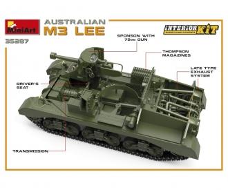 1:35 Intérieur de la M3 Lee australienne