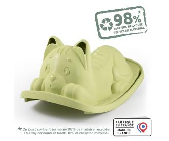 Smoby Life Bascule Chat Vert