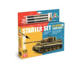 Italeri Tiger I Ausf.E Model Set 1:56 Scale