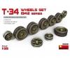 1:35 T-34 Wheels Set 1942 Series