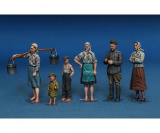 1:35 Fig. Soviet Villagers (6)