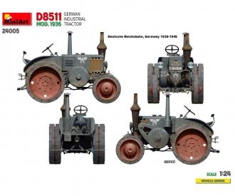 MiniArt D8511 Tractor Model Kit 1:24 Scale