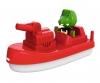 Fireboat with cannon and figure