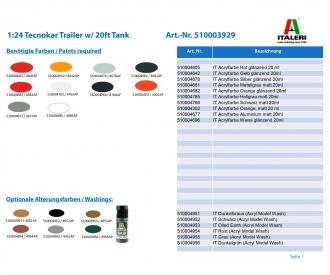 1:24 Tecnokar Trailer w/ 20ft Tank