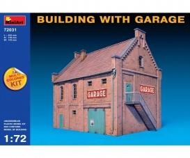 1:72 Building with Garage multi colored