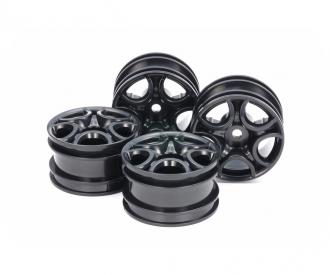 C-Shaped 10-Spoke Wheel Black (4)