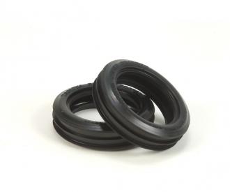 Grooved Front Tires 60/21, RC buggy spare pair