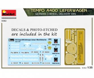 1:35 Tempo A400 Lieferwagen RK 3Rad