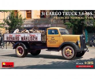 1:35 3t Cargo Truck  3,6-36S Pritschenwagen