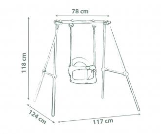 Smoby Life Portique Baby Swing