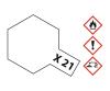 X-21 Flat Base, acrylic paint, 23 ml bottle