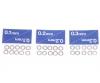 5mm Shim Set, RC accessory, 0.1 0.2 0.3mm