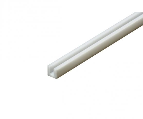 3mm U Plastic Beams, Model Building Supply, 5-Pack