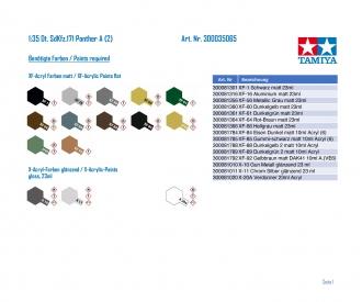 1:35 Ger. SdKfz.171 Panther A, model kit