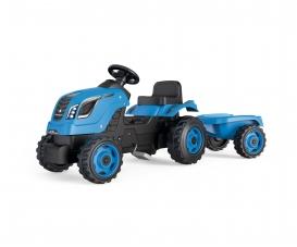 Tracteur Farmer XL Bleu + Remorque