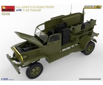 1:35 US Radio Truck K-51 w/ trailer K-52