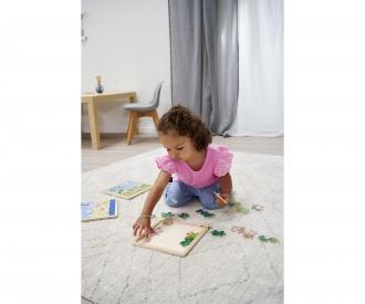 Peppa Pig, puzzle en marqueterie, 3 ass