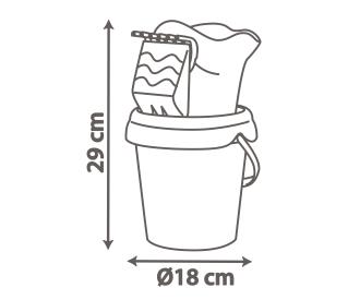 Smoby Iron Man Medium Garnished Bucket