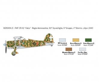 Italeri Fiat CR.42 Falco Aircraft Kit 1:72