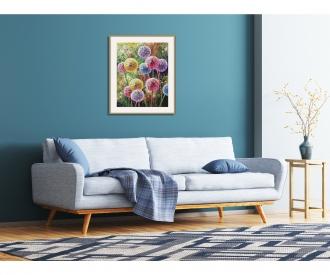 Flower Fireworks 40 x 50 cm - Painting by Numbers