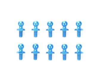 Alum. Ball Connector blue 5mm, RC spare part