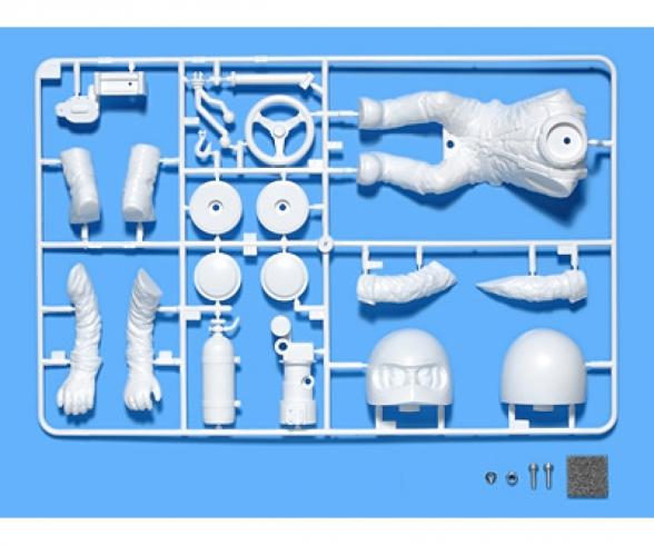WR-02 Driver Full Body Kit, plastic assembly figure