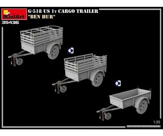 1:35 G-518 US 1t Cargo Trailer Ben Hur