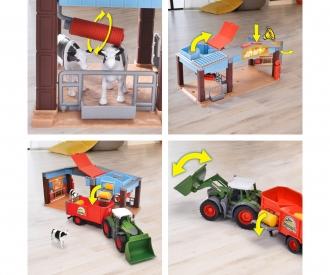 Fendt Farm Station, coffret de jeu avec tracteur, 30 cm